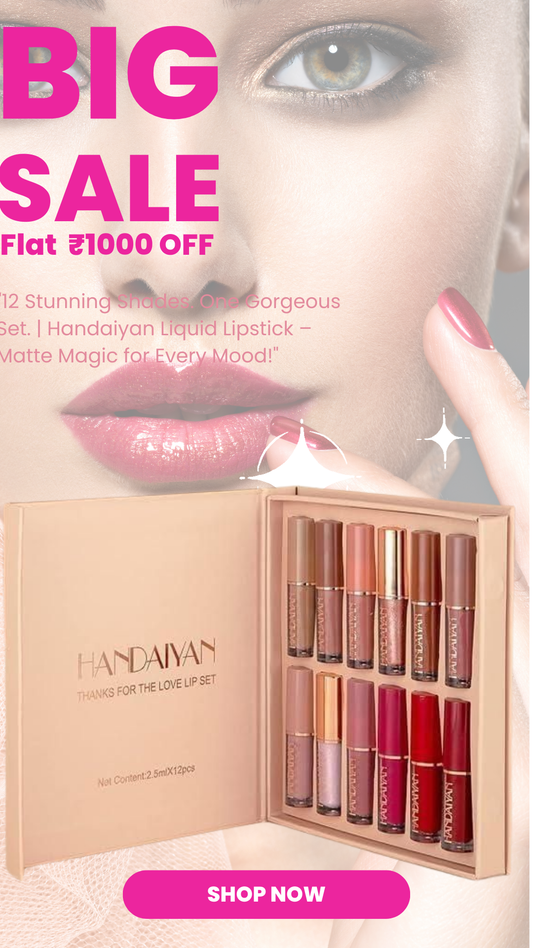 Velvet Matte Liquid Lipstick Set 12Pcs